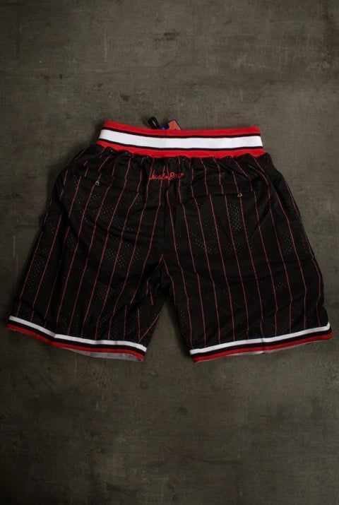 Short Nba Chicago Bulls Black And Red