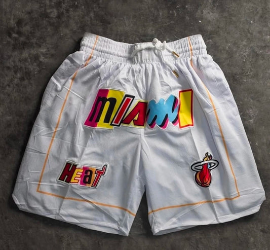 Short Nba Miami Heat White