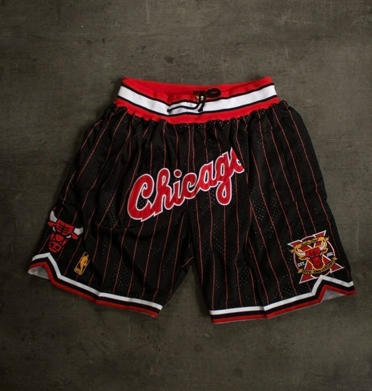 Short Nba Chicago Bulls Black And Red